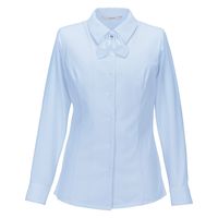 カーシーカシマ TRICOT CORD KNIT 長袖リボンブラウス EWB872