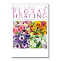 【2023年版】壁掛カレンダー フローラルヒーリング 小 46/8切 NK8452 1冊 新日本カレンダー（直送品）