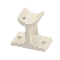 シロクマ アルミ異形ブラケット直受38径用アイボリ BR-8 1セット（4パック）（直送品）