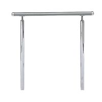 シロクマ アプローチ手摺 （U）シルバー/鏡面 AP-150U 1パック（直送品）