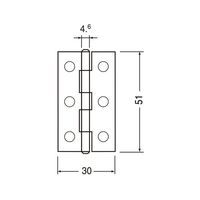 シロクマ 薄口丁番 BF9