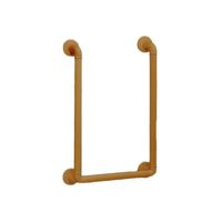 シロクマ ドコデモ手摺 U形ブラウン BR-172 1パック（直送品）