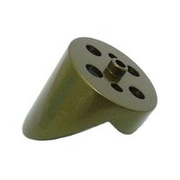 シロクマ BRー186 ユニバーサルブラケットBB座アンバー 1セット(3パック)（直送品）