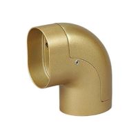 シロクマ BRー210 小判形ブラケットエンド32ミリ ×50ミリ AG 1セット(2パック)（直送品）