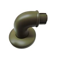 シロクマ BRー270 ドコデモブラケットエンド32径ブロンズ 1セット(3パック)（直送品）