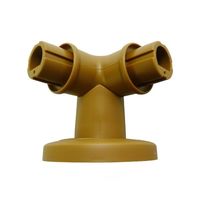 シロクマ BRー271 ドコデモブラケットコーナー32径ブラウン 1セット(4パック)（直送品）