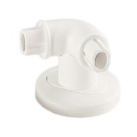 シロクマ ドコデモ手摺 ダエン形ブラケットコーナーアイボリ BR-286 1セット（3パック）（直送品）