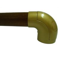 シロクマ BRー518 ダエン手摺 600ミリ AG/Mオーク BR-518 1パック（直送品）