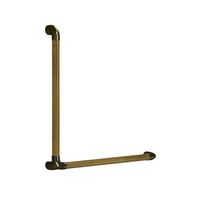 シロクマ ダエン手摺 L形アンバー/Mオーク BR-520 1パック（直送品）