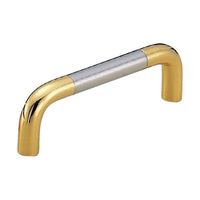 シロクマ HBー80 サンデーハンドル100ミリ 鏡面・純金 1セット(3パック)（直送品）