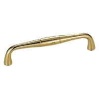 シロクマ HBー81 クラフトハンドル120ミリ 金 1セット(3パック)（直送品）