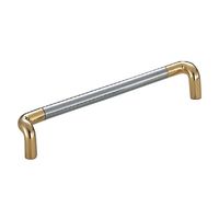 シロクマ HCー22 アローハンドルL型200ミリ 鏡面磨/純金 1セット(2パック)（直送品）