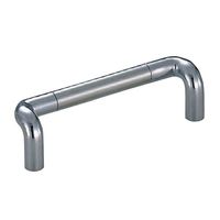 シロクマ HCー22 アローハンドルL型120ミリ 鏡面磨/クローム 1セット(3パック)（直送品）