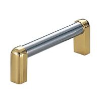 シロクマ HCー28 リバティーハンドル90ミリ 鏡面磨/純金 1セット(3パック)（直送品）