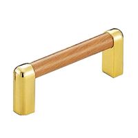 シロクマ HCー31 木目ラミーハンドル90ミリ Mオーク/純金 1セット(2パック)（直送品）