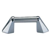 シロクマ HCー38 レオンハンドル90ミリ 鏡面磨/クローム 1セット(3パック)（直送品）