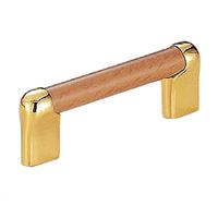 シロクマ HCー39 木目マランツハンドル90ミリ Mオーク/純金 1セット(2パック)（直送品）