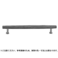 シロクマ HWー15 サフランハンドル160ミリ 白木ウッド/クローム 1セット(2パック)（直送品）