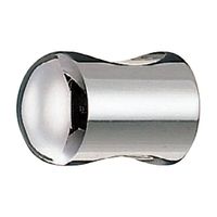 シロクマ KBー4 ニューキャノンツマミ15径クローム 1セット(2パック)（直送品）