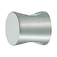 シロクマ KBー5 ダブルカットツマミ20径ホワイト 1セット(2パック)（直送品）