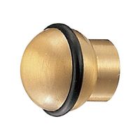 シロクマ KBー9 ステーションツマミ小サテンゴールド 1セット(3パック)（直送品）