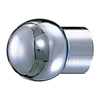 シロクマ KBー13 モナリザツマミ大クローム 1セット(4パック)（直送品）