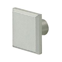 シロクマ 面取四角ツマミ大ホワイト KB-32 1セット（4パック）（直送品）