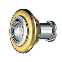 シロクマ コーラスツマミ純金/クローム KB-100 1セット（3パック）（直送品）