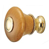 シロクマ ベルツマミミディアムオーク/金 KC-13 1セット（3パック）（直送品）