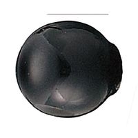 シロクマ KTー1 ボールツマミ小黒 1セット(5パック)（直送品）