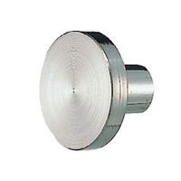 シロクマ KZー5 ニューラウンドツマミ小ホワイト 1セット(5パック)（直送品）