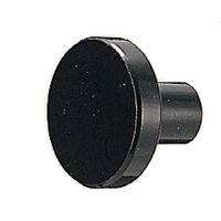 シロクマ KZー6 カラーニューラウンドツマミ大黒 1セット(3パック)（直送品）