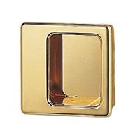 シロクマ MBー12 ソリッド角手掛50ミリ 純金 1パック（直送品）