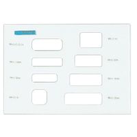 シロクマ MHー12 透明型板(木製品用) 1パック（直送品）