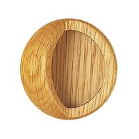 シロクマ MWー3 丸型手掛75径ナラ 1セット(2パック)（直送品）