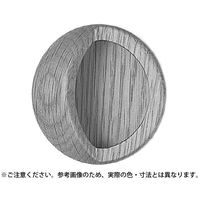 シロクマ MWー3 丸型手掛45径ウッド 1セット(3パック)（直送品）