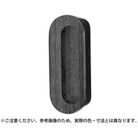 シロクマ MWー9 小判手掛100ミリ 白木ウッド 1セット(3パック)（直送品）