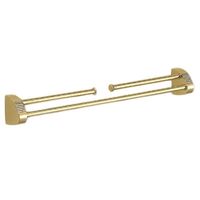 シロクマ NHー2 マンボウ二段掛棒350ミリ 金 1パック（直送品）