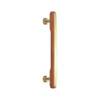 シロクマ NOー94 マキシム取手400ミリ 金/ウッド 1パック（直送品）