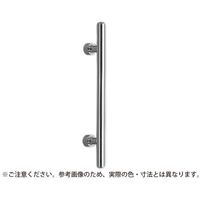 シロクマ NOー141 甲丸丸棒取手400ミリ 鏡面 1パック（直送品）