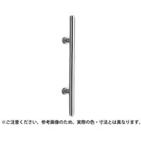 シロクマ NOー142 甲丸丸棒取手500ミリ 鏡面 1パック（直送品）