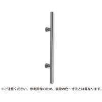 シロクマ NOー142 甲丸丸棒取手500ミリ ヘアーライン 1パック（直送品）