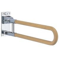 シロクマ ハネ上ゲ式手摺 700ミリ ライトオーク NO-856 1パック（直送品）