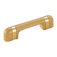 シロクマ Pー47B 木目ポリウッドハンドル小ナラ木目 1セット(2パック)（直送品）