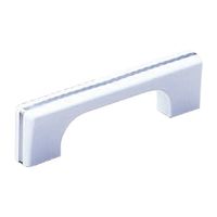 シロクマ Pー48 ポリラインハンドル小シルバー/アイボリ 1セット(3パック)（直送品）