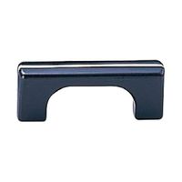 シロクマ Pー48 ポリラインハンドル豆シルバー/黒 1セット(4パック)（直送品）