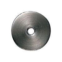 シロクマ PSー2 ドアー取手用丸座25径ヘアーライン 1セット(3パック)（直送品）