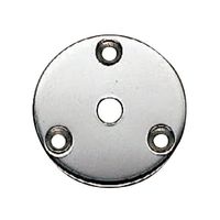 シロクマ PSー3 ドアー取手用丸座50径ヘアーライン 1セット(2パック)（直送品）