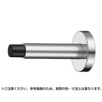 シロクマ RAー2 座付スリム円筒戸当リ90ミリ ブラック 1セット(2パック)（直送品）