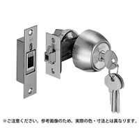 シロクマ 372ー05 チューブラ鎌錠(玄関)サテンゴールド 1パック（直送品）